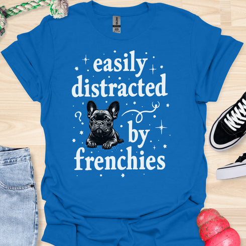 Easily distracted by frenchies - V12 - The Stars T-Shirt